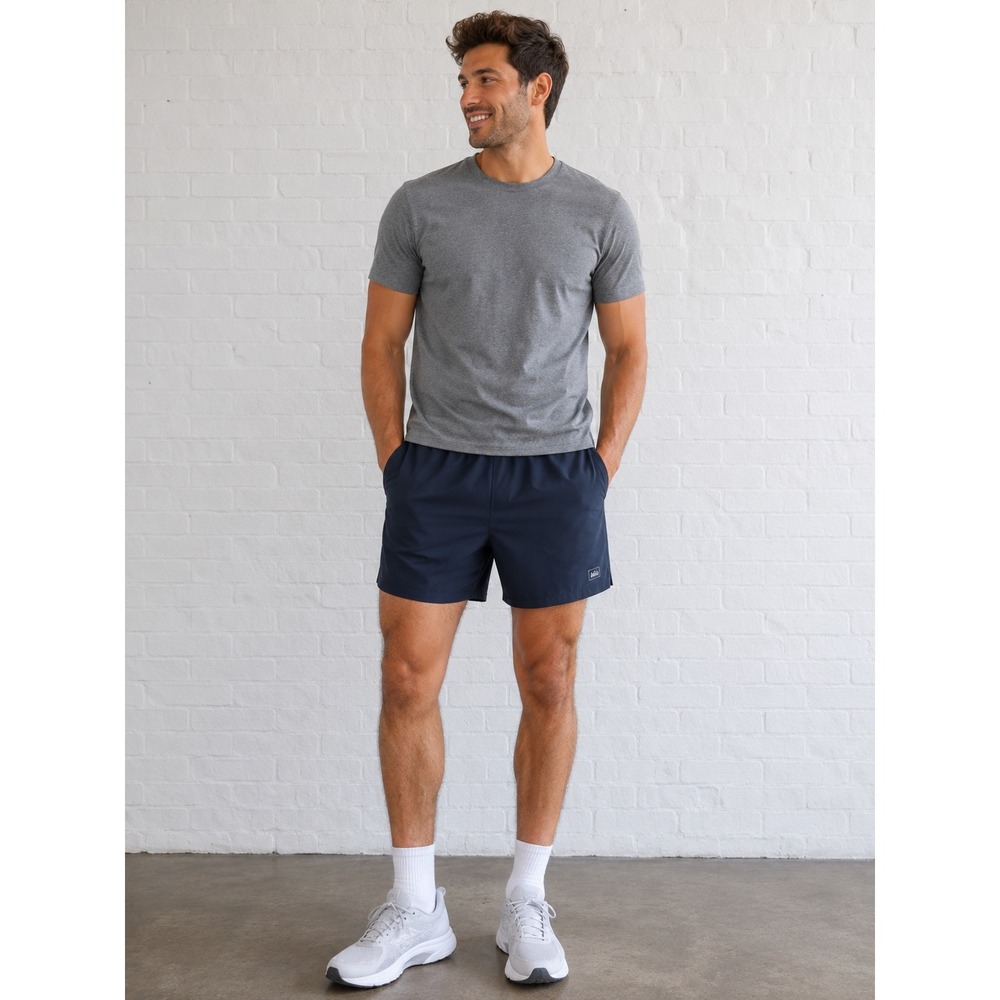 REI Co-op Mens Active Running Shorts Bundle Black Navy Blue Size M 2 Pack